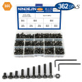 Metric 12.9 Grade Black Bolts and Nut Kits M4 Hex Socket Allen Key Head Cap Screw Bolts